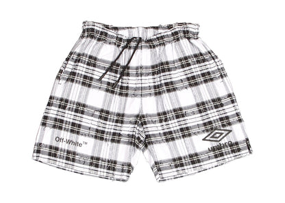 OFF-WHITE Umbro Check Shorts White