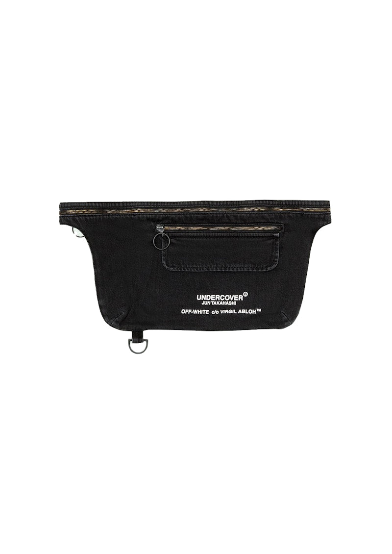 OFF-WHITE Undercover Denim Hip Sack Black/Multicolor