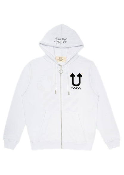 OFF-WHITE Undercover Skeleton RVRS Zipped Hoodie White/Multicolor