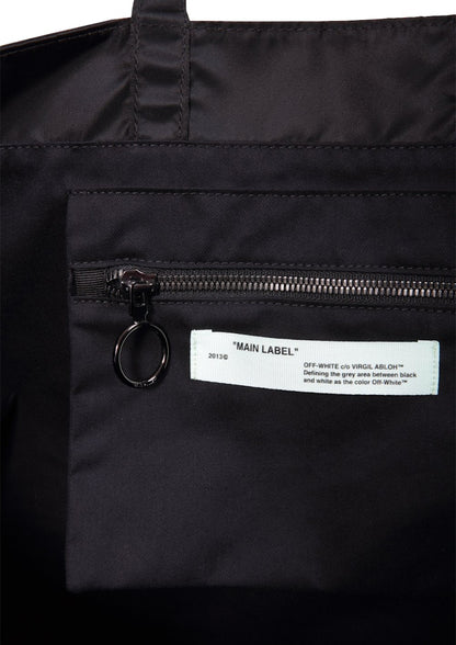 OFF-WHITE Unfinished Arrows Tote Bag Black