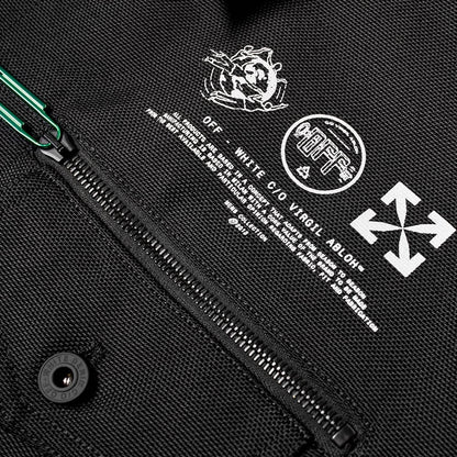 OFF-WHITE Universal Key Denim Jacket Black/White