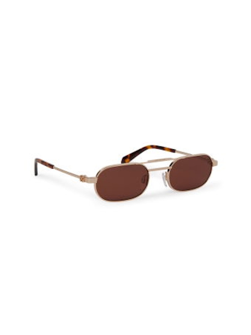 OFF-WHITE Vaiden Sunglasses Gold/Brown (OERI123S24MET0017664-FR)