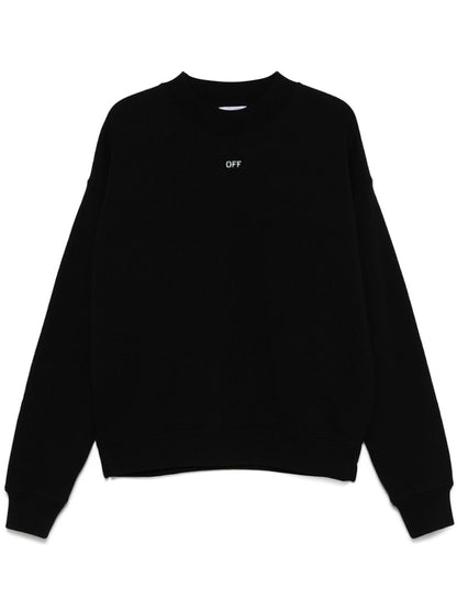 OFF-WHITE Vibe Arrow Skate Crewneck Sweatshirt Black/AQ