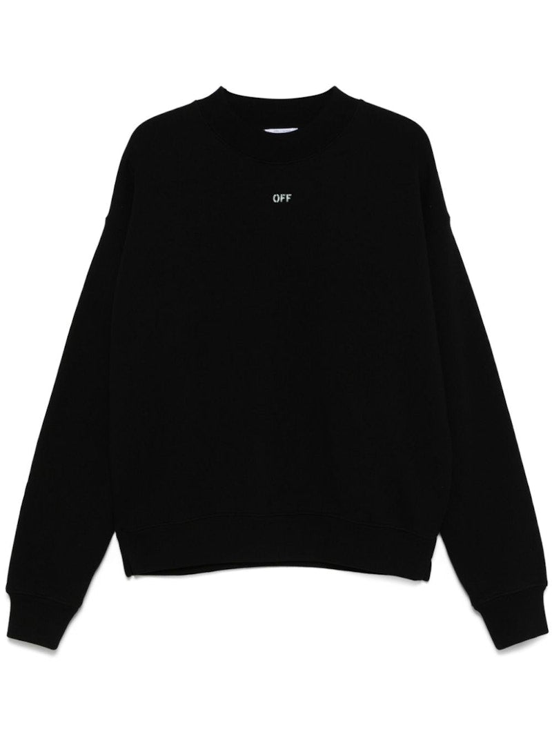 OFF-WHITE Vibe Arrow Skate Crewneck Sweatshirt Black/AQ