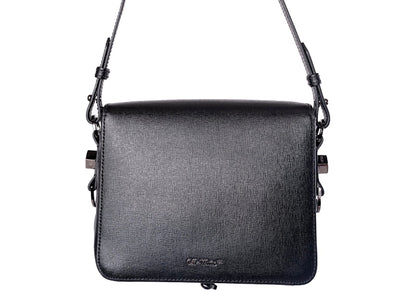 OFF-WHITE Virgil Abloh ICA Diagonal Flap Bag Black/Green