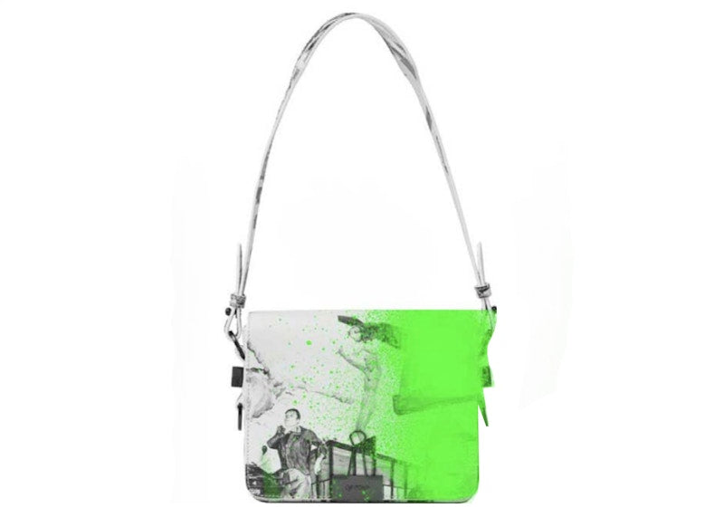 OFF-WHITE Virgil Abloh ICA Flap Bag 04 White/Green
