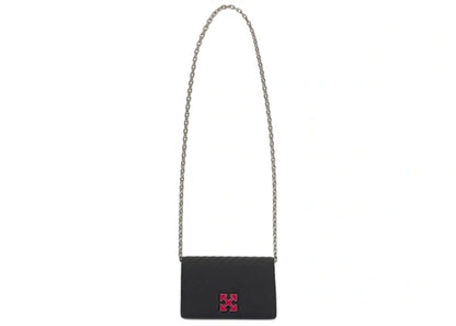 OFF-WHITE Virgil Abloh Jitney 0.5 Arrow Logo Crossbody Bag Black