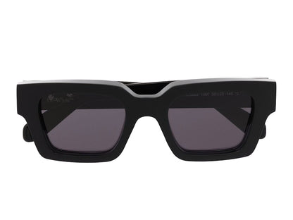 OFF-WHITE Virgil Rectangle Frame Sunglasses Black/Black/Grey (OERI022S22PLA0011007)