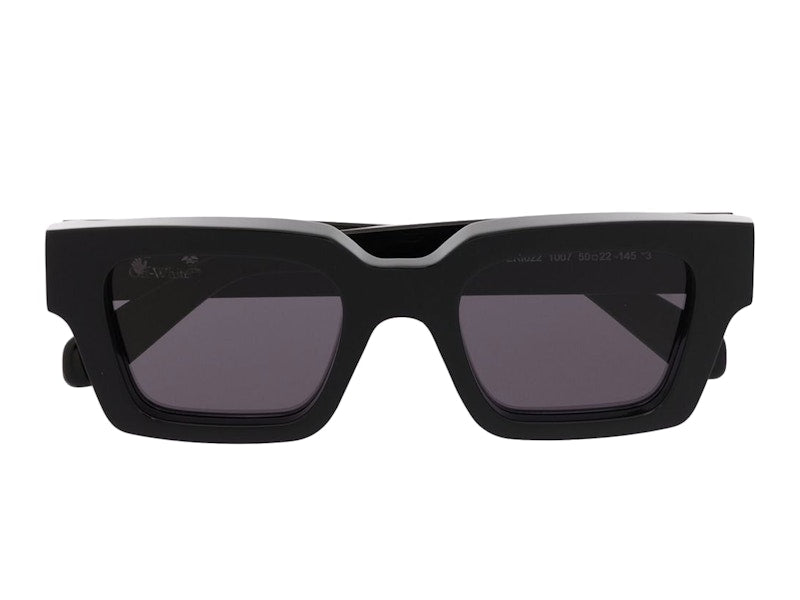 OFF-WHITE Virgil Rectangle Frame Sunglasses Black/Black/Grey (OERI022S22PLA0011007)