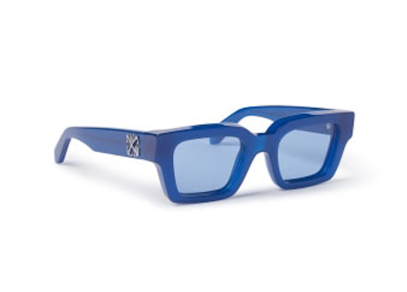 OFF-WHITE Virgil Square Sunglasses Blue/Light Blue (OERI126S24PLA0014540-FR)