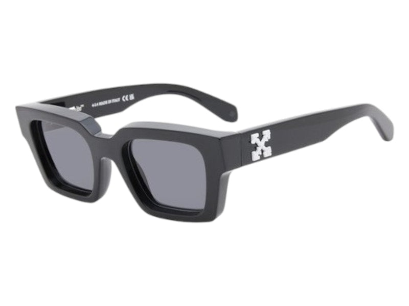 OFF-WHITE Virgil Sunglasses Black Dark Grey Polarized (OERI008C99PLA0051007-FR)