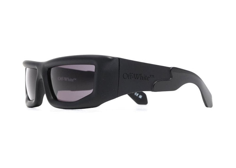 OFF-WHITE Volcanite Square Sunglasses Black (OERI074S23PLA0011007)