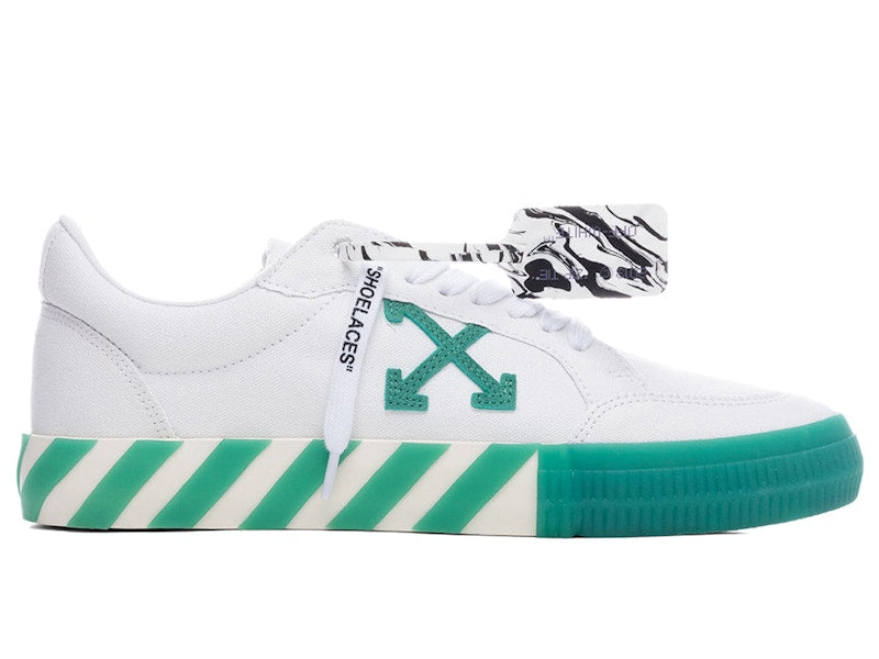 OFF-WHITE Vulc Low Canvas White Green