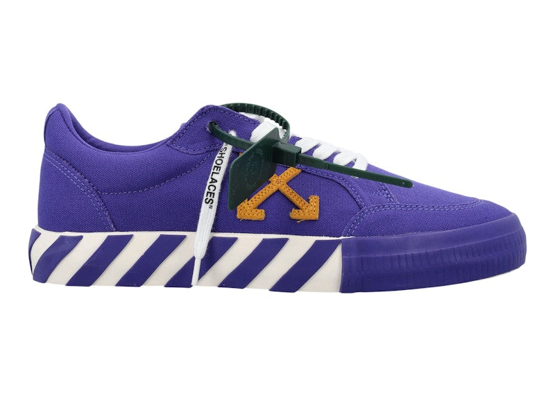 OFF-WHITE Vulc Low Violet Yellow Canvas