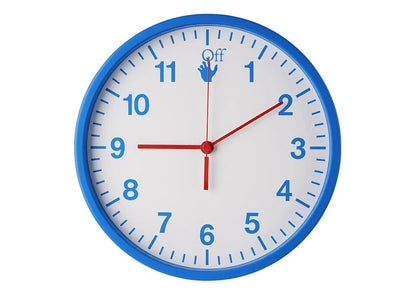 OFF-WHITE Wall Clock Matte Blue