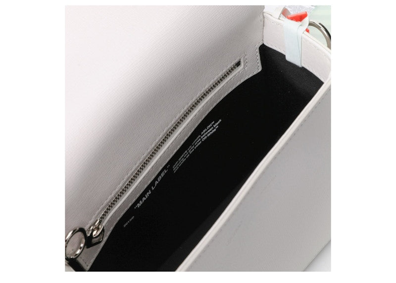OFF-WHITE White Diag Flap Bag White