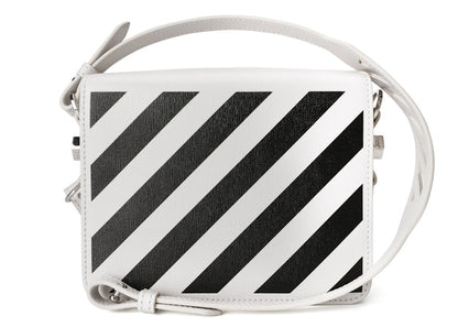 OFF-WHITE White Diag Flap Bag White
