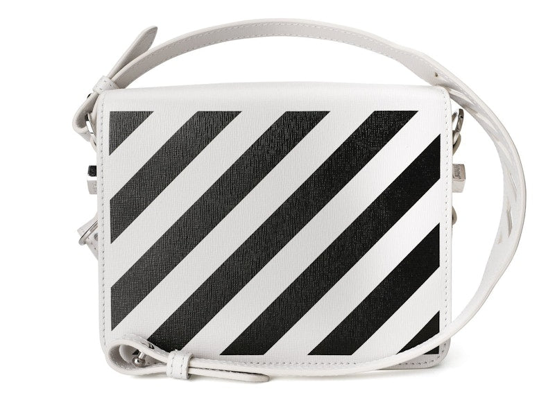 OFF-WHITE White Diag Flap Bag White