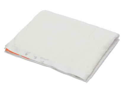 OFF-WHITE White Shower Towel With Logo