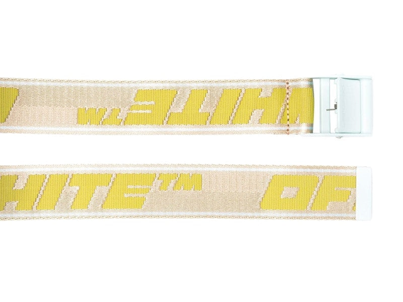 OFF-WHITE Womens 2.0 Industrial Logo Belt Green/Neutral