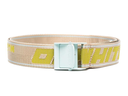 OFF-WHITE Womens 2.0 Industrial Logo Belt Green/Neutral