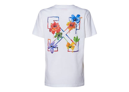 OFF-WHITE Women's Floral Aarows T-Shirt White/Multi