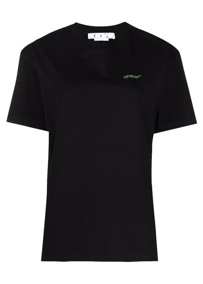 OFF-WHITE Womens Gradient Arrows Print T-Shirt Black/Blue/Green