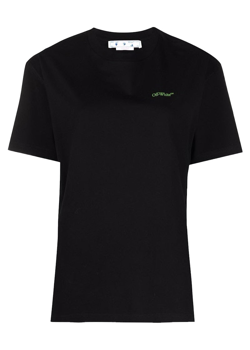 OFF-WHITE Womens Gradient Arrows Print T-Shirt Black/Blue/Green