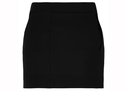 OFF-WHITE Wool Blend Mini Skirt Black