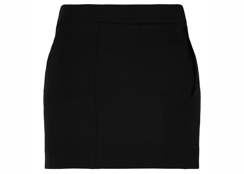 OFF-WHITE Wool Blend Mini Skirt Black