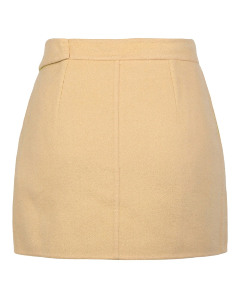 OFF-WHITE Wool Blend Mini Skirt Green
