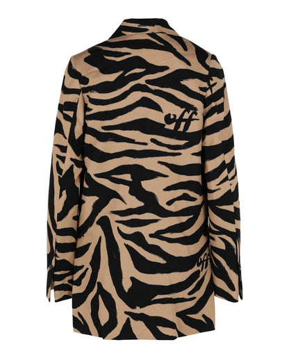 OFF-WHITE Zebra Tomboy Jacket Black