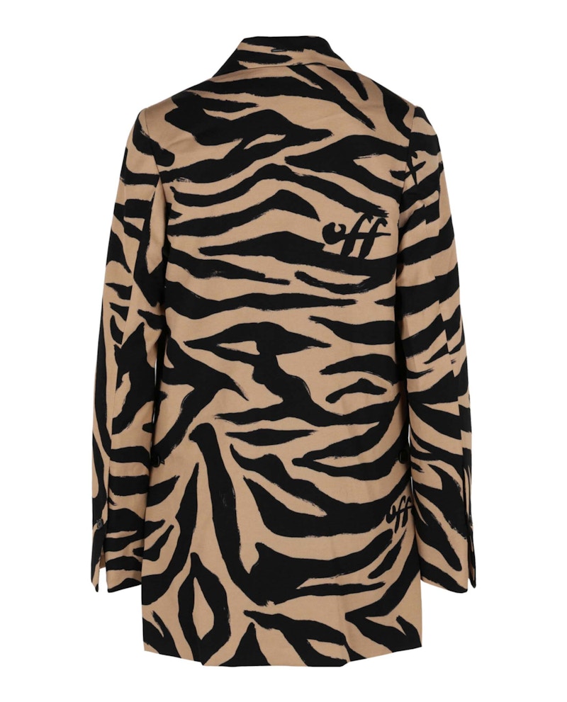 OFF-WHITE Zebra Tomboy Jacket Black