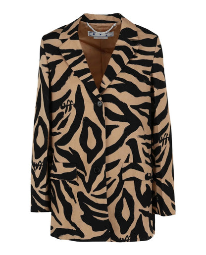 OFF-WHITE Zebra Tomboy Jacket Black