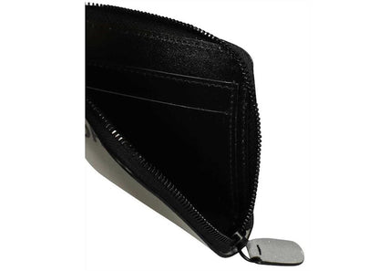 OFF-WHITE Zip Chain Card Case "For Money" (2 Card Slot) Silver