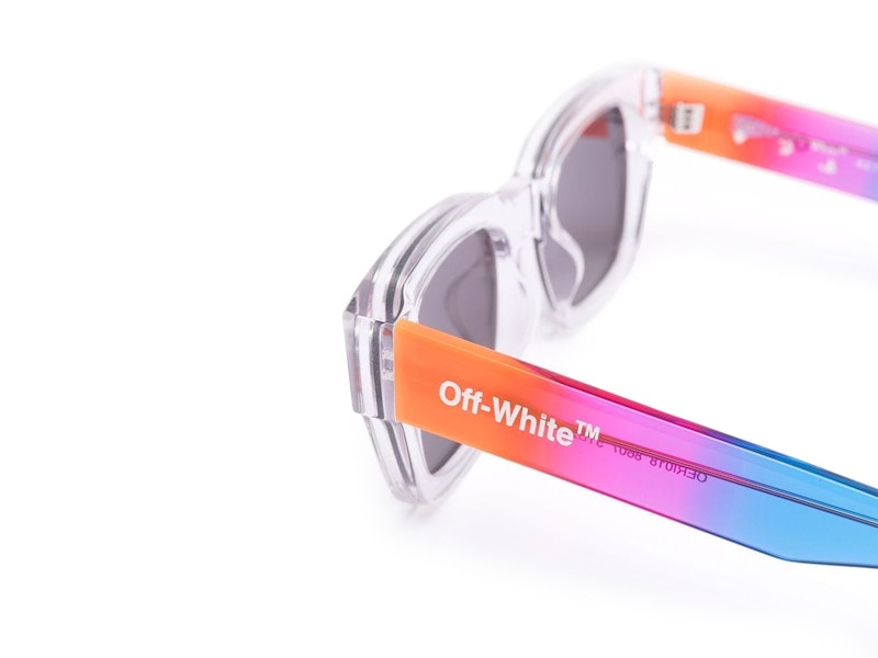 OFF-WHITE Zurich Rainbow Frame Sunglasses Clear/Multi (OERI018S22PLA0018607)