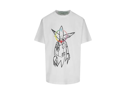 OFF-WHITE x Futura Oversized Fit Alien T-shirt White/Multicolor