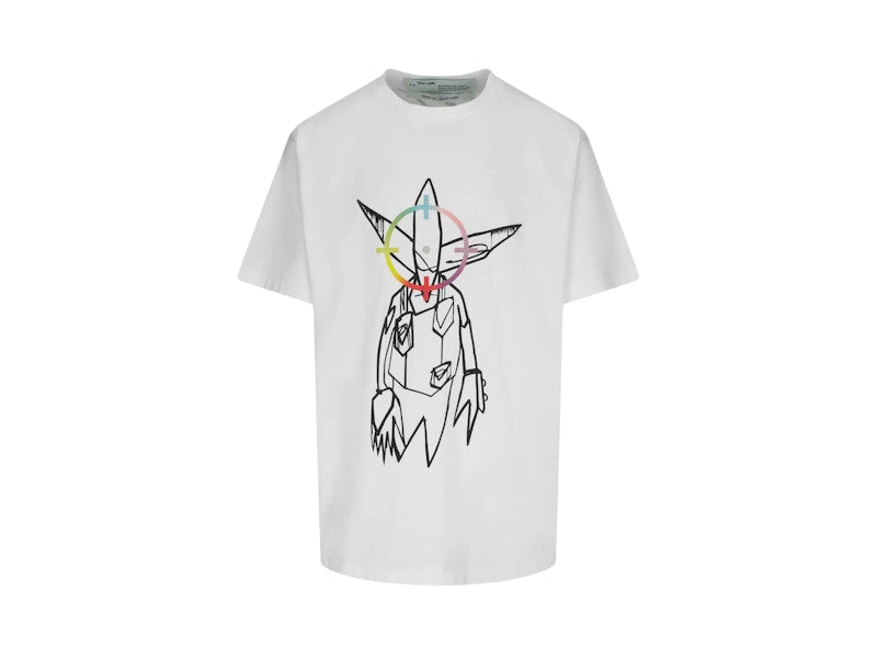 OFF-WHITE x Futura Oversized Fit Alien T-shirt White/Multicolor