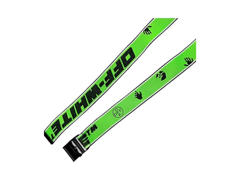 OFF-WHITE x ICA Logo Industrial Belt Green