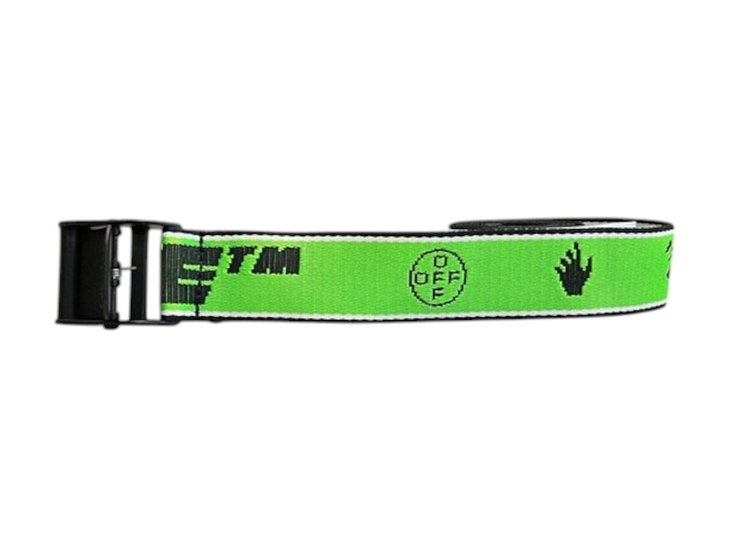 OFF-WHITE x ICA Logo Industrial Belt Green