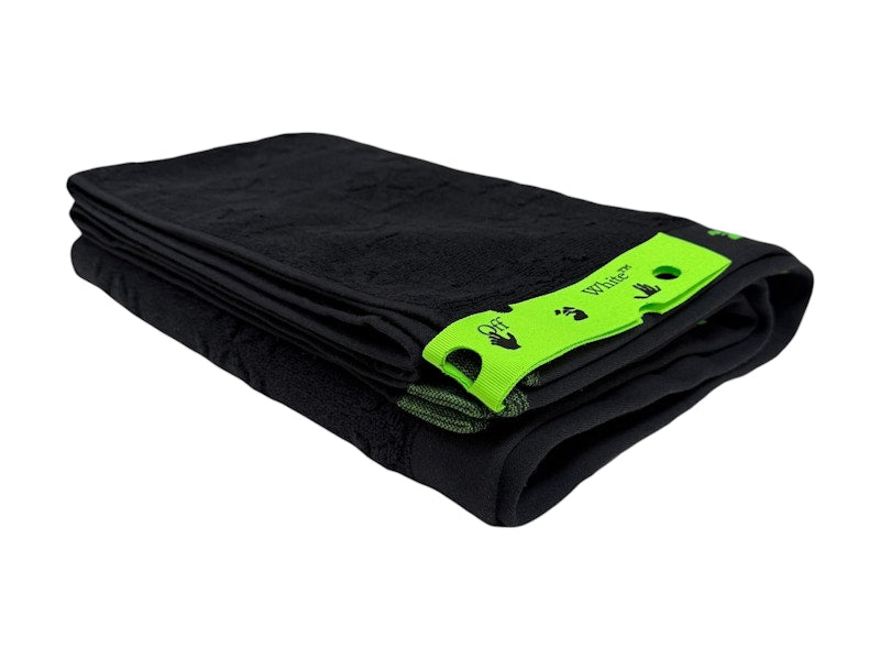 OFF-WHITE x ICA Shower Towel Black/Green