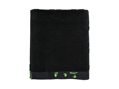 OFF-WHITE x ICA Shower Towel Black/Green