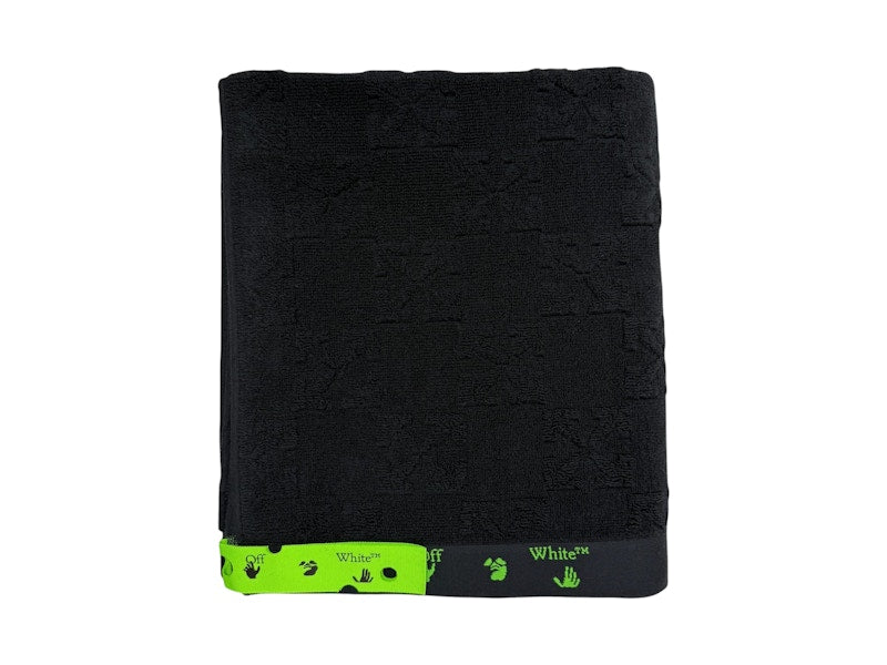 OFF-WHITE x ICA Shower Towel Black/Green