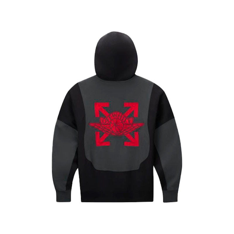 OFF-WHITE x Jordan Hoodie Black
