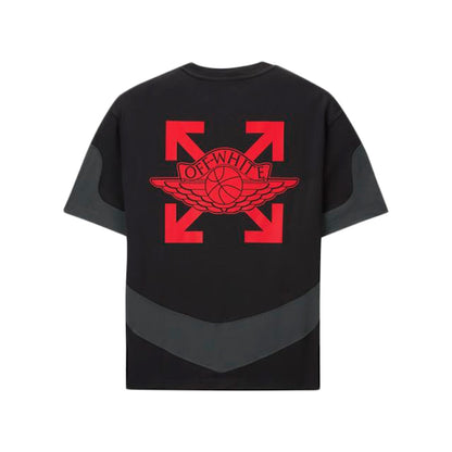 OFF-WHITE x Jordan Tee Black