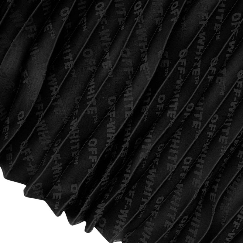 OFF-WHITE x Lunar New Year Allover Plisse Skirt Black/Black