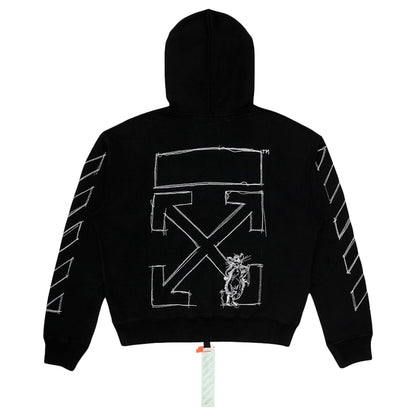 OFF-WHITE x Lunar New Year Arrows Hoodie Black/White
