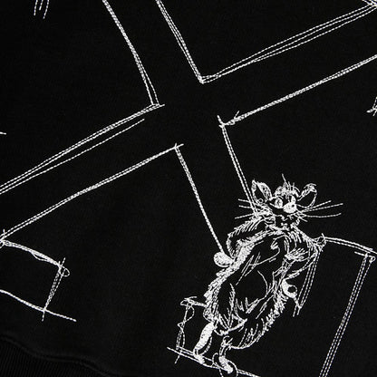 OFF-WHITE x Lunar New Year Arrows Hoodie Black/White