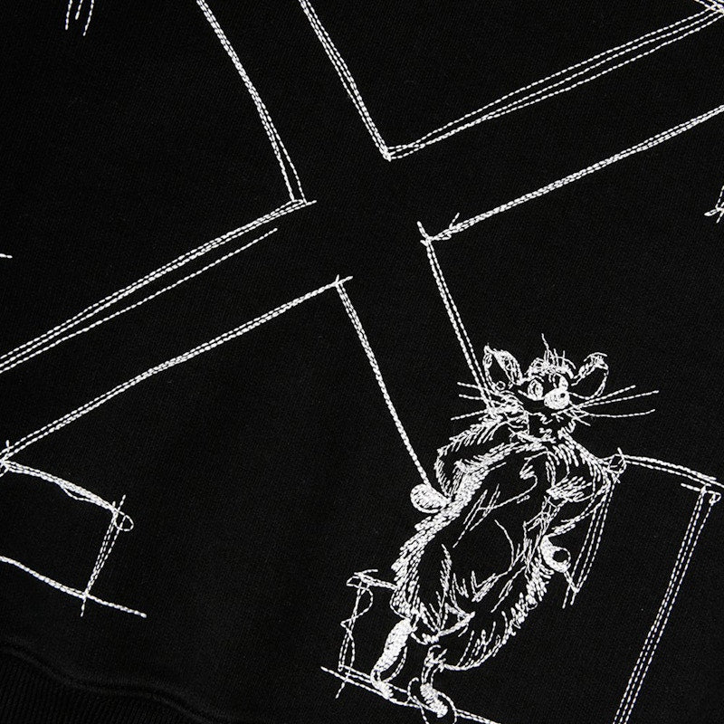 OFF-WHITE x Lunar New Year Arrows Hoodie Black/White