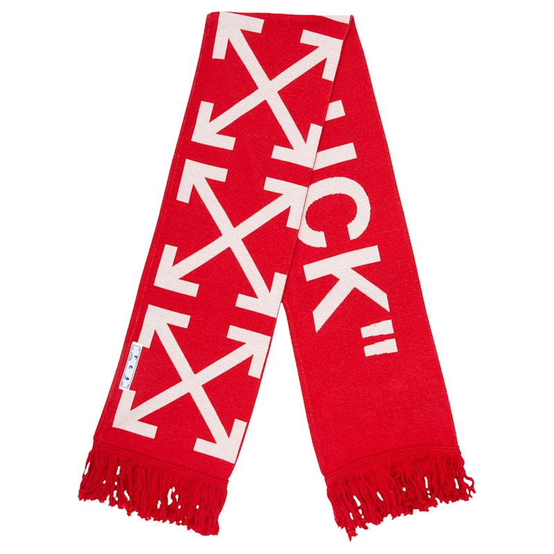 OFF-WHITE x Lunar New Year Good Luck Scarf Red/White